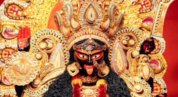 নলহাটিতে নিষ্ঠার সঙ্গে ডাকাতকালীর আরাধনা