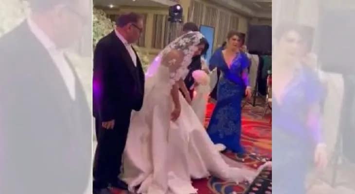 গাউন পরে পশ্চিমি কায়দায় বিয়ে করলেন খামেনেই ঘনিষ্ঠ নেতার মেয়ে, তীব্র বিতর্ক
