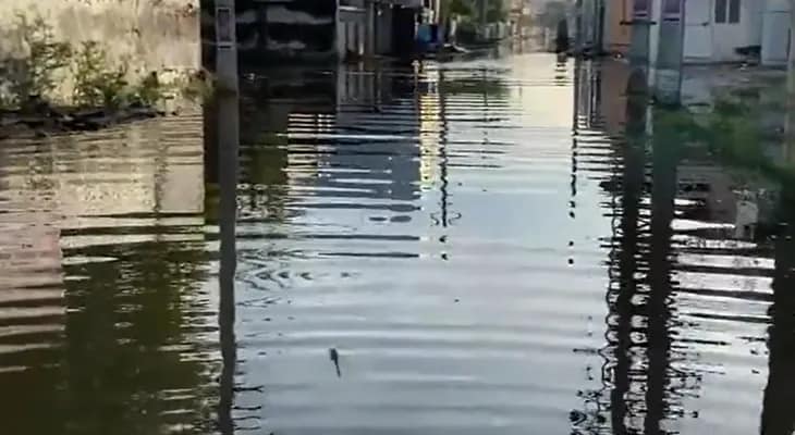 ভারী বৃষ্টিতে জলমগ্ন তামিলনাড়ুর তুথুকুড়ির বেশিরভাগ এলাকা