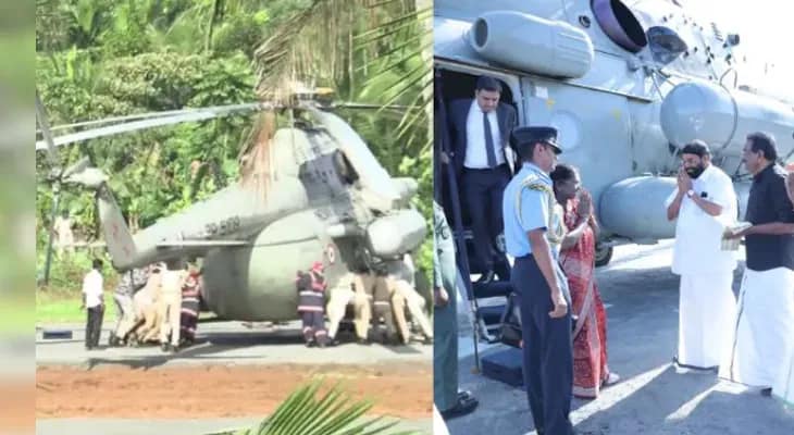 কেরলে রাষ্ট্রপতির হেলিকপ্টারে বিপত্তি