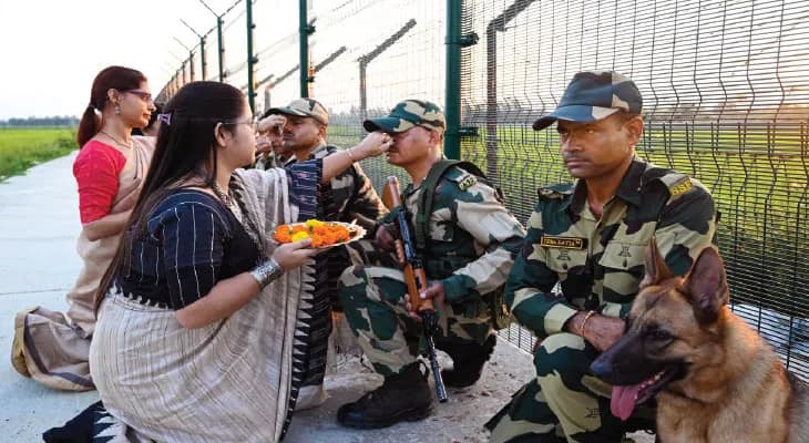 শঙ্খ, উলুধ্বনিতে ভাইয়ের মঙ্গলকামনা গৌড়বঙ্গজুড়ে পালিত ভাইফোঁটা