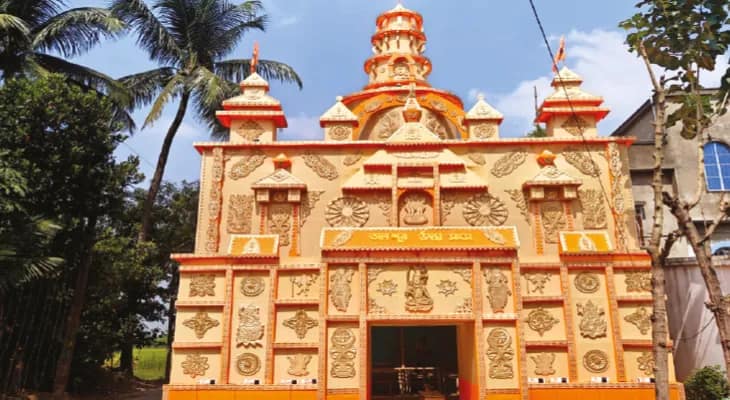 জগদ্ধাত্রী পুজোয় তালপুর গ্রাম যেন মিনি চন্দননগর