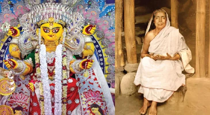 সারদা মায়ের জগদ্ধাত্রী পুজো