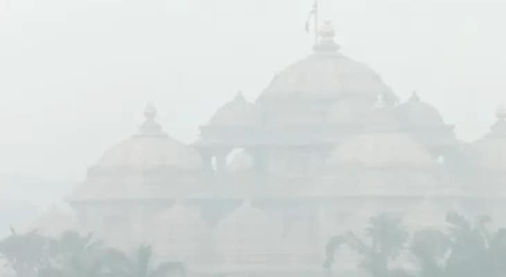 দিল্লির অক্ষরধামে বাতাসের গুণগতমান ৩০৭, ক্যাটাগরি ‘খুবই খারাপ’, জানাল কেন্দ্রীয় দূষণ নিয়ন্ত্রক পর্ষদ