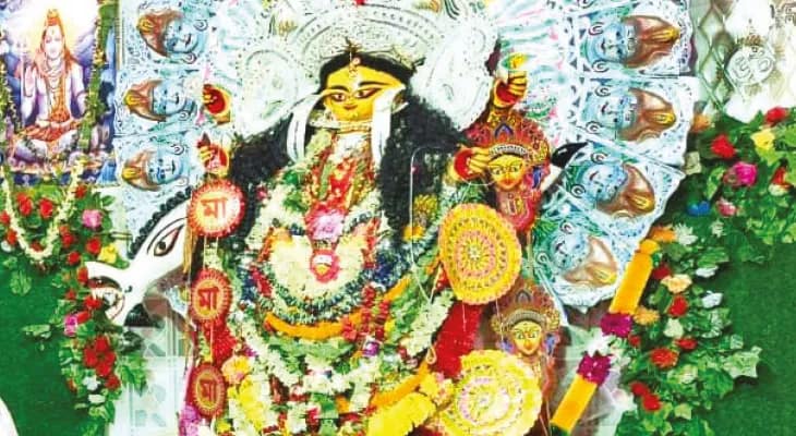 ধাত্রীগ্রামে ৩০০ বছরের প্রাচীন ঐতিহ্যবাহী জগদ্ধাত্রী পুজো শুরু