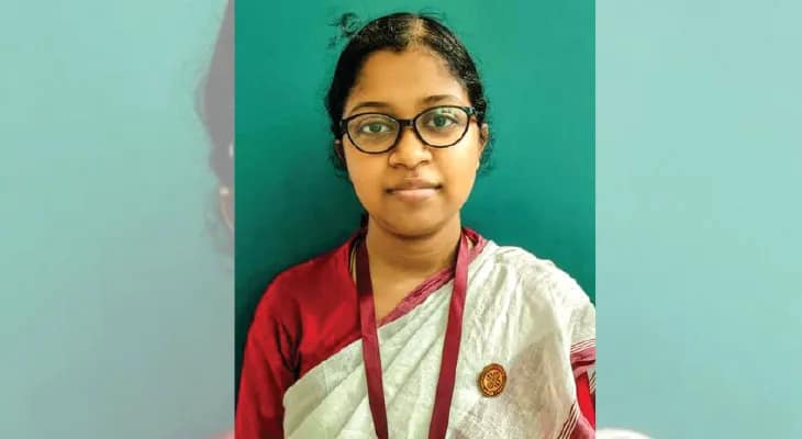 মারণ ক্যান্সারকে হারিয়ে নবম স্থানে নিমতার অদ্রিজা গণের বিস্ময়কর লড়াই