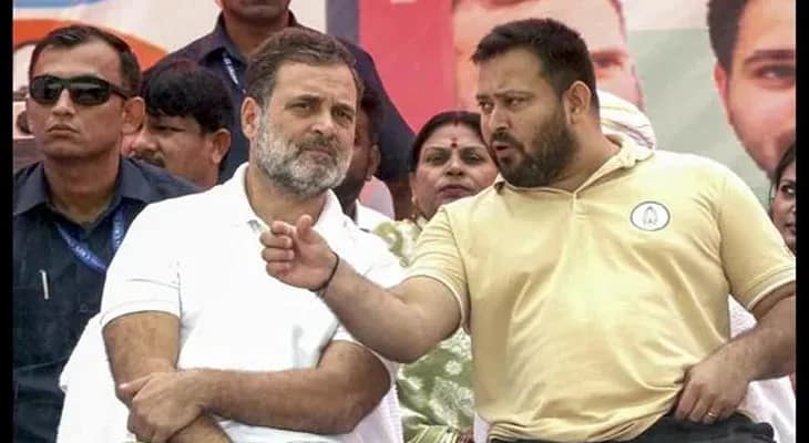ফ্রেন্ডলি ফাইটের জট কাটাতে  রাহুল গান্ধী ও তেজস্বীর যৌথ সভা চায় জোট