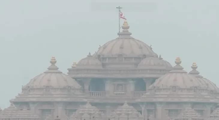 দিল্লির অক্ষরধামে বাতাসের গুণগতমান ৩৪৭, ক্যাটাগরি ‘খুব খারাপ’