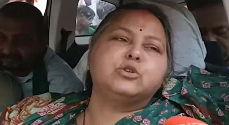 বিহারের বৈশালীতে গেলেন আরজেডি নেত্রী মিসা ভারতী