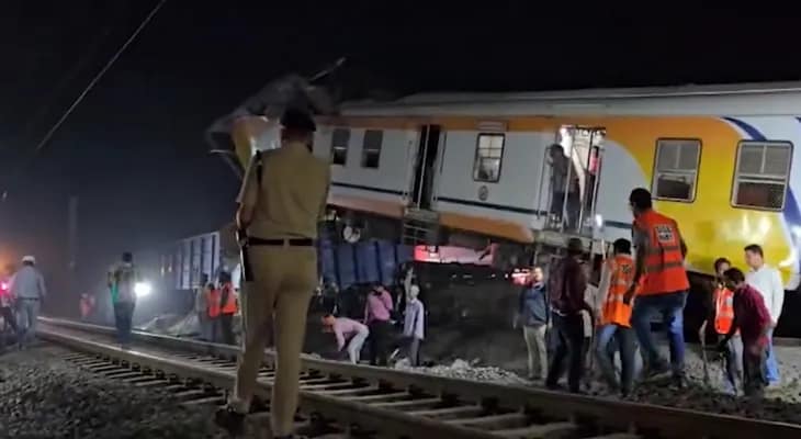 বিলাসপুরে ট্রেন দুর্ঘটনায় মৃতের সংখ্যা বেড়ে পাঁচ