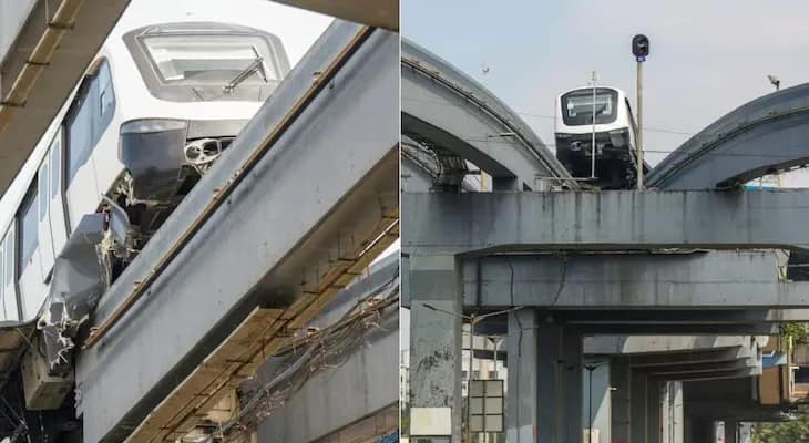 মুম্বইয়ে ওয়াডালা ডিপোতে টেস্ট রান চলাকালীন দুর্ঘটনা মোনোরেলে, জখম তিন কর্মী