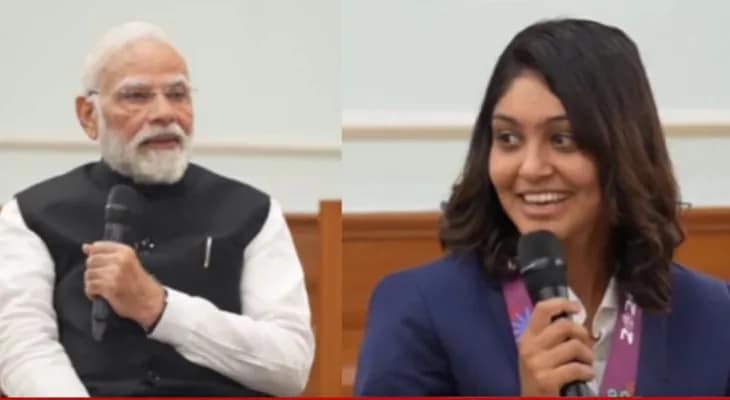 কীভাবে ত্বকের যত্ন নেন? এত উজ্জ্বল! মোদিকে প্রশ্ন হারলিনের