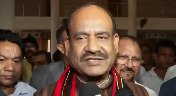 নাগাল্যান্ডের ডিমাপুরে গেলেন লোকসভার স্পিকার ওম বিড়লা