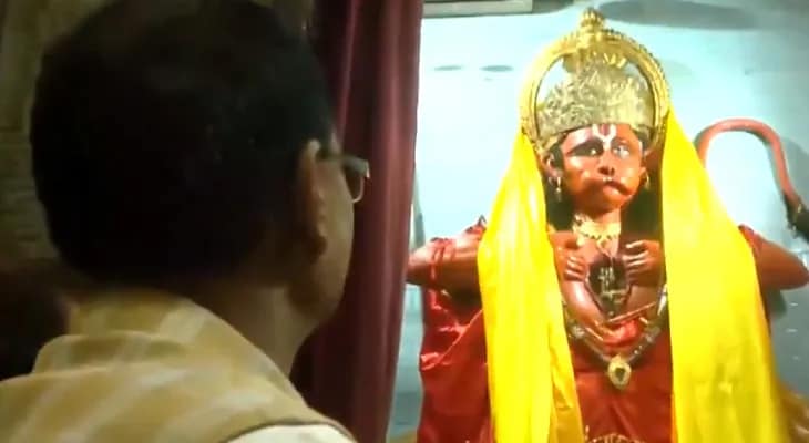 পাটনার রাজবংশী নগরের মহাবীর মন্দিরে গেলেন কেন্দ্রীয় মন্ত্রী শিবরাজ সিং চৌহান