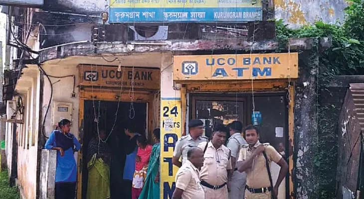 রাষ্ট্রায়ত্ত ব্যাঙ্কে ডাকাতির চেষ্টা, ভল্ট খুলতে না পেরে সিসি ক্যামেরা ও হার্ড ডিস্ক নিয়ে চম্পট