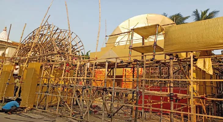আলোকসজ্জা, থিমের যুগলবন্দি বাঁশবেড়িয়ায়