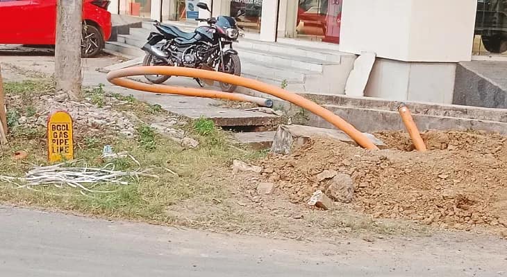 কল্যাণীতে পাইপ লাইনের মাধ্যমে রান্নার গ্যাস সরবরাহ শুরু নভেম্বরে