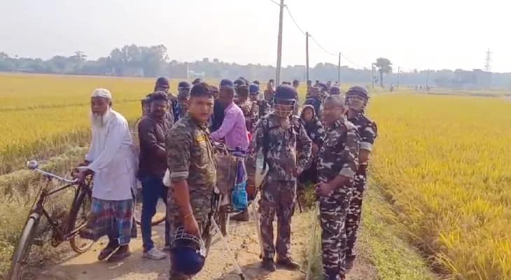 জমির ধান কার? বিবাদ মেটাতে গিয়ে মাথা ফাটল আইসির, উত্তপ্ত গোকর্ণ