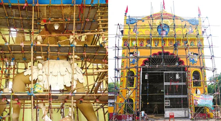 আগামী বুধবার হিলিতে ১৪ হাত কালীর পুজো ও মেলা