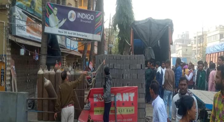 অক্সিজেন সিলিন্ডার ফেটে গুরুতর জখম ২