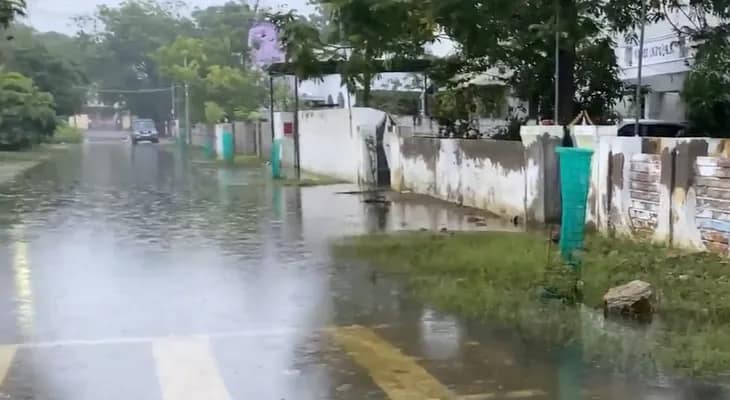 তামিলনাড়ুর তুথুকুড়িতে ভারী বৃষ্টির জেরে জলমগ্ন একাধিক এলাকা