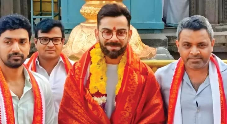 বিশাখাপত্তনমে পুজো দিলেন কোহলি, টি-২০’র প্রস্তুতি শুরু হার্দিকের