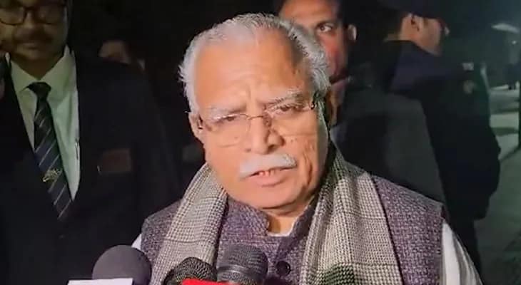 চণ্ডীগড়ে গেলেন কেন্দ্রীয় মন্ত্রী মনোহরলাল খট্টর