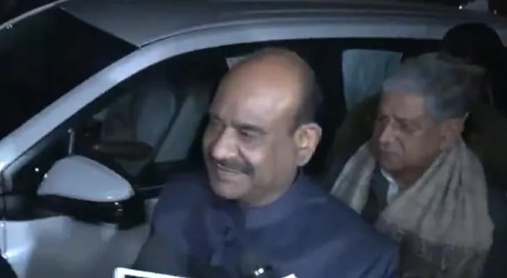 জয়পুরে এলেন লোকসভার স্পিকার ওম বিড়লা