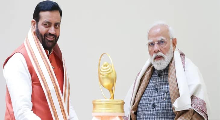 দিল্লিতে প্রধানমন্ত্রী নরেন্দ্র মোদির সঙ্গে দেখা করলেন হরিয়ানার মুখ্যমন্ত্রী নায়েব সিং সাইনি