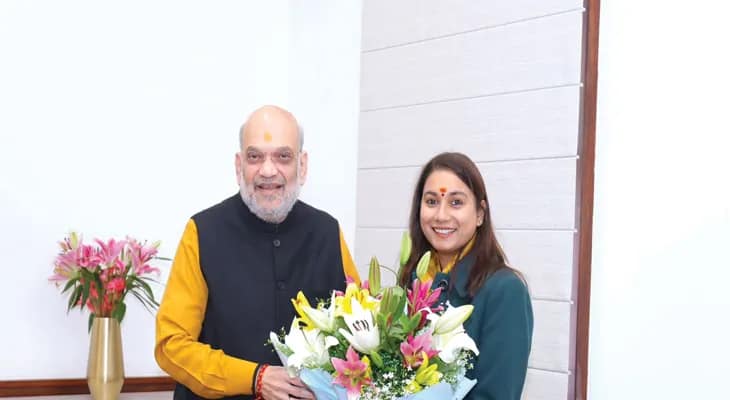 দিল্লিতে কেন্দ্রীয় স্বরাষ্ট্রমন্ত্রী অমিত শাহের সঙ্গে দেখা করলেন এলজেপি(রামবিলাস) সাংসদ সম্ভাবী চৌধুরী
