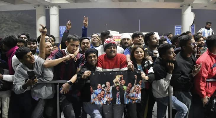 ১৪ বছর পর ভারতীয় ফুটবলের মক্কায় পা রাখলেন আর্জেন্তাইন মহাতারকা