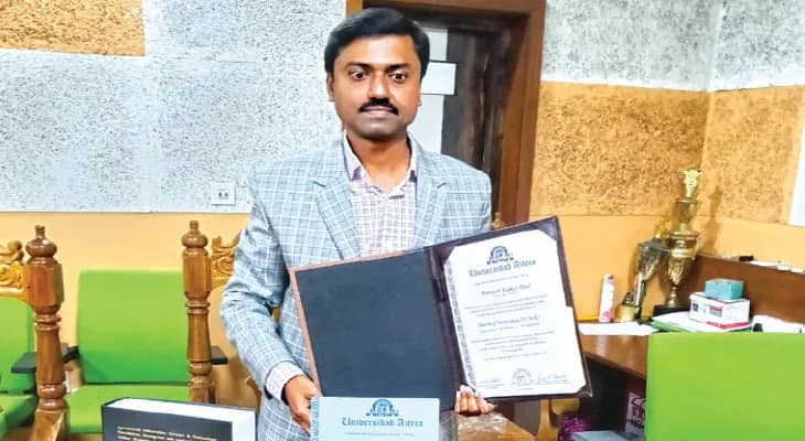 কৃষিক্ষেত্রে প্রযুক্তির ব্যবহার নিয়ে গবেষণা, মেক্সিকো থেকে ডি টেক প্রাণতোষের
