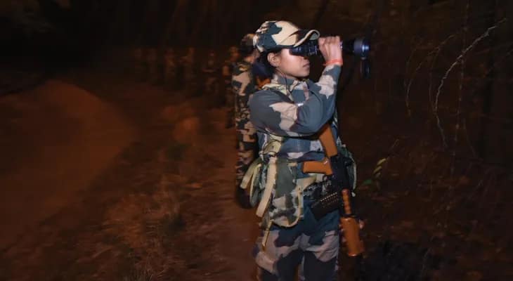অশান্ত বাংলাদেশ, নাইট ভিশনে চোখ রেখে খোলা সীমান্তে কড়া নজরদারি