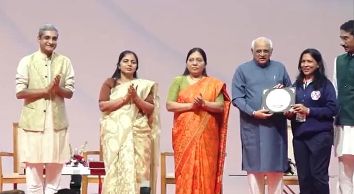 গান্ধীনগরে একটি অনুষ্ঠানে গেলেন গুজরাতের মুখ্যমন্ত্রী ভূপেন্দ্র প্যাটেল