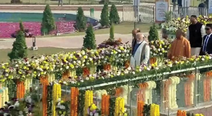 লখনউতে রাষ্ট্র প্রেরণা স্থলের উদ্বোধন করলেন প্রধানমন্ত্রী নরেন্দ্র মোদি