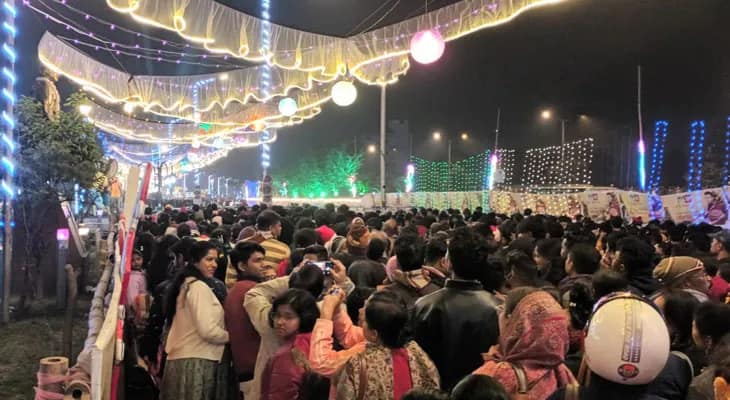 বড়দিন উপলক্ষ্যে পাটুলিতে জনসমাগম