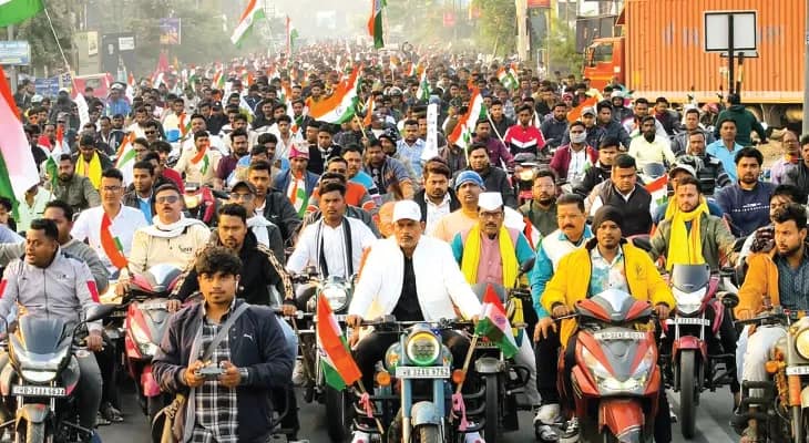 কাঁথিতে সম্প্রীতির ডাক দিয়ে বাইক র‌্যালি