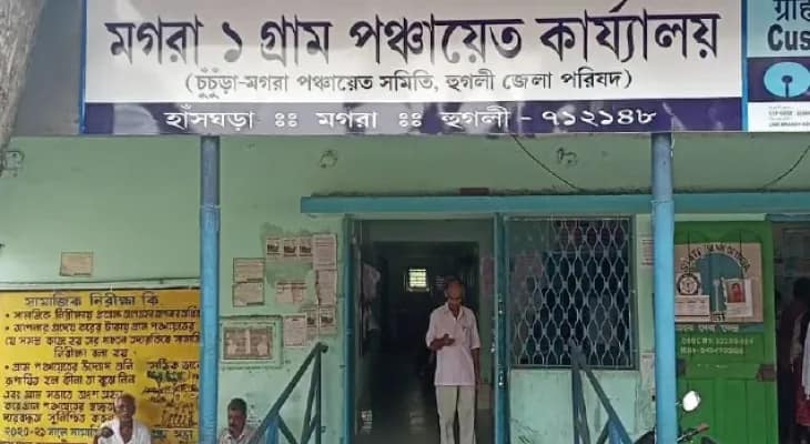 গ্রাম চেনাতে ও সাজাতে ফিঙ্গার পোস্ট,  পুকুর ঘিরে গাছ-গাছালির গার্ডওয়াল