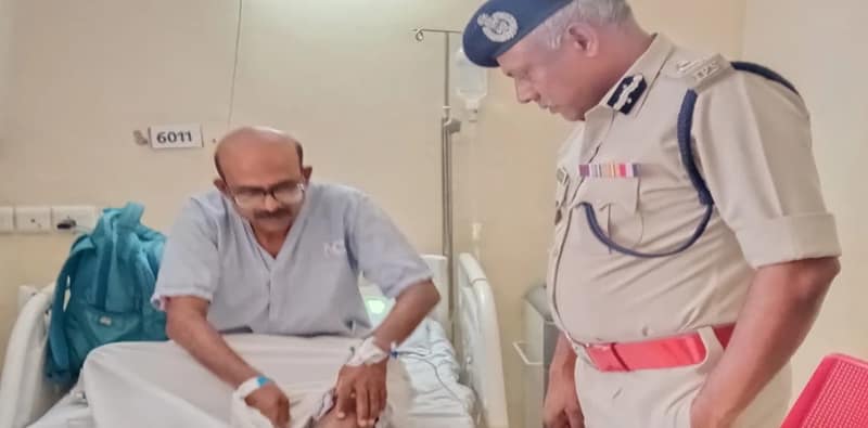 একবালপুর কাণ্ডে গ্রেপ্তার ৯, জখম ওসিকে দেখতে হাসপাতালে সিপি