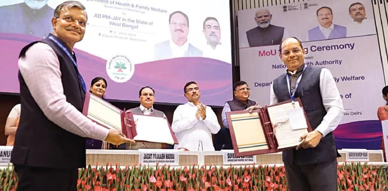 দিল্লিতে শুভেন্দুর সই, বাংলা জুড়ল আয়ুষ্মানে, জনকল্যাণ শিবির ১৫-১৭ জুন, কেন্দ্রীয় প্রকল্প এক ছাতার নীচে