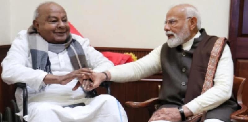 নরেন্দ্র মোদির প্রশংসায় মুখর প্রাক্তন প্রধানমন্ত্রী দেবেগৌড়া