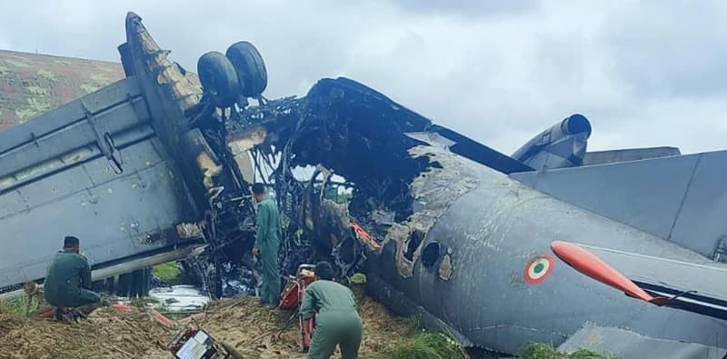 অসমে বিমান দুর্ঘটনায় প্রাণ হারিয়েছেন পাঁচ বায়ুসেনা জওয়ান