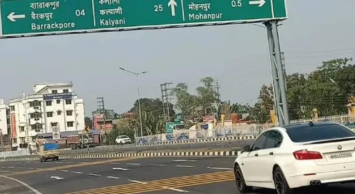 কল্যাণী এক্সপ্রেসওয়ের দু’ধারে জল  জমার সমস্যা দূর করতে মাস্টারপ্ল্যান