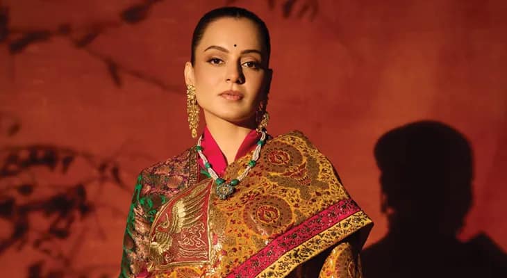 শ্যুটিং ফ্লোরে কঙ্গনা