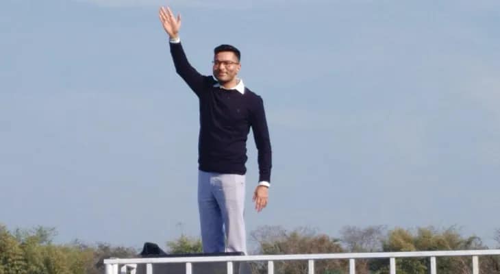 বাঁকুড়ার শালতোড়ার জনসভায় পৌঁছলেন অভিষেক বন্দ্যোপাধ্যায়