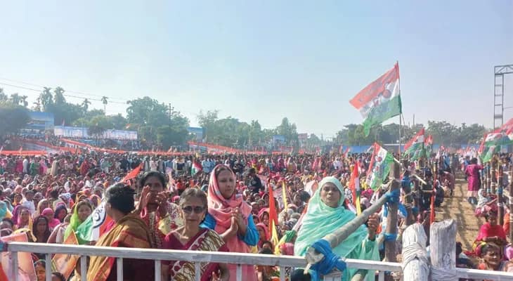 কোচবিহারে অভিষেকের সভায় ব্যাপক ভিড়