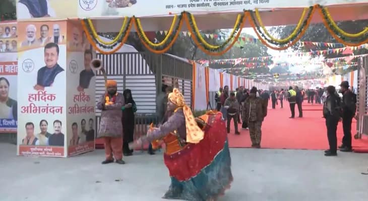 আজ দিল্লিতে বিজেপি দপ্তরে আয়োজন করা হয়েছে মকর সংক্রান্তি উৎসব