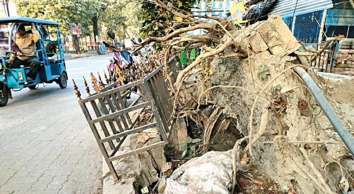 ডুমুরজলায় রিং রোডের দফারফা অবস্থা, সংস্কারের অভাবে নষ্ট হচ্ছে সৌন্দর্যায়ন