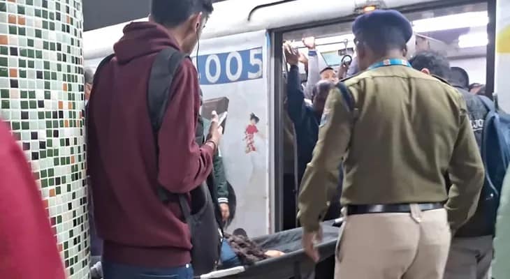 টালিগঞ্জগামী মেট্রোতে অসুস্থ হয়ে পড়লেন এক মহিলা যাত্রী