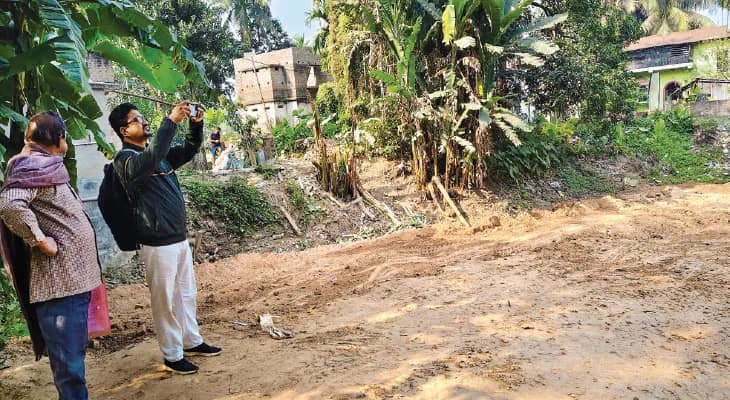 নবদ্বীপ পুর এলাকায় পুকুর বোজানোর অভিযোগ, তদন্ত শুরু রাজ্য ভূমিদপ্তরের